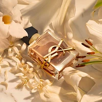 Libre Flowers & Flames Eau de Parfum Spray with Coco- Palm Tree Flower Lily