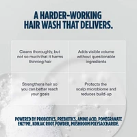 Men's Active Cleanse Scalp Shampoo + Conditioner for Thinning Hair