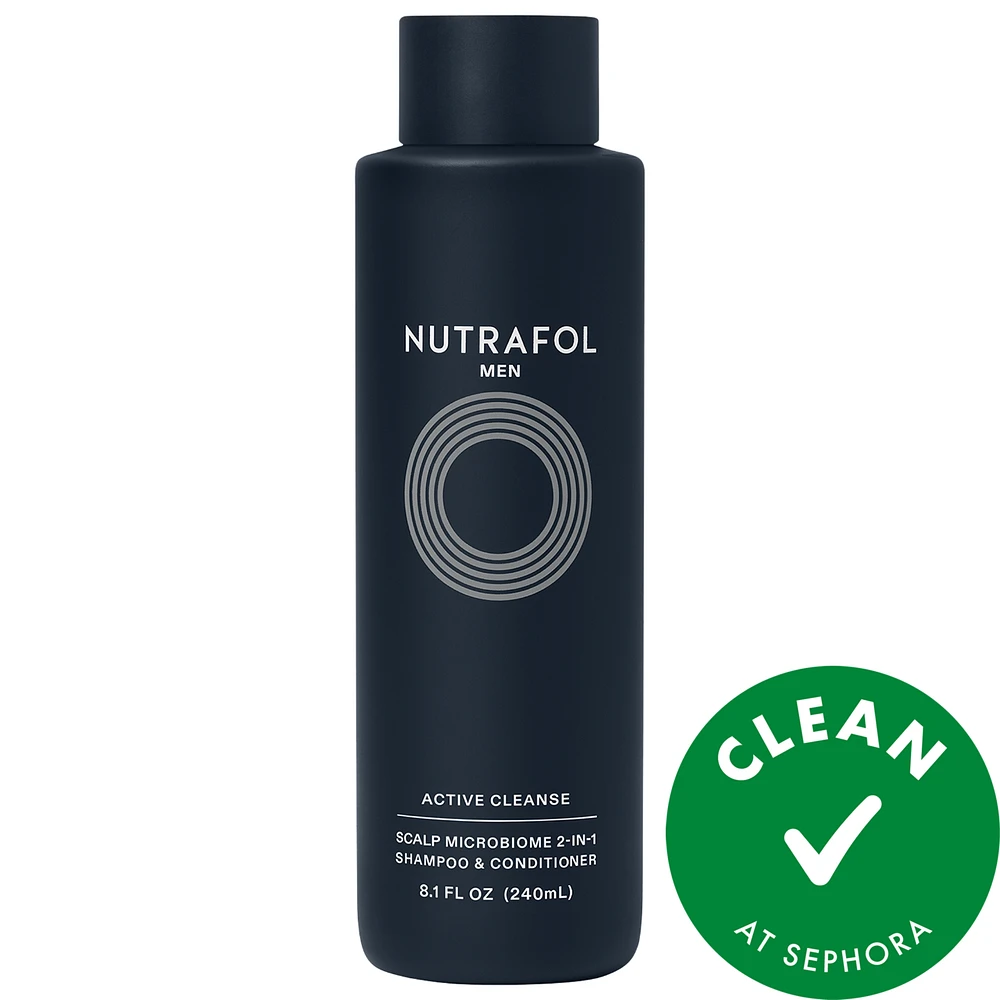Men's Active Cleanse Scalp Shampoo + Conditioner for Thinning Hair