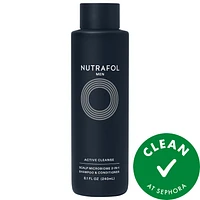 Men's Active Cleanse Scalp Shampoo + Conditioner for Thinning Hair