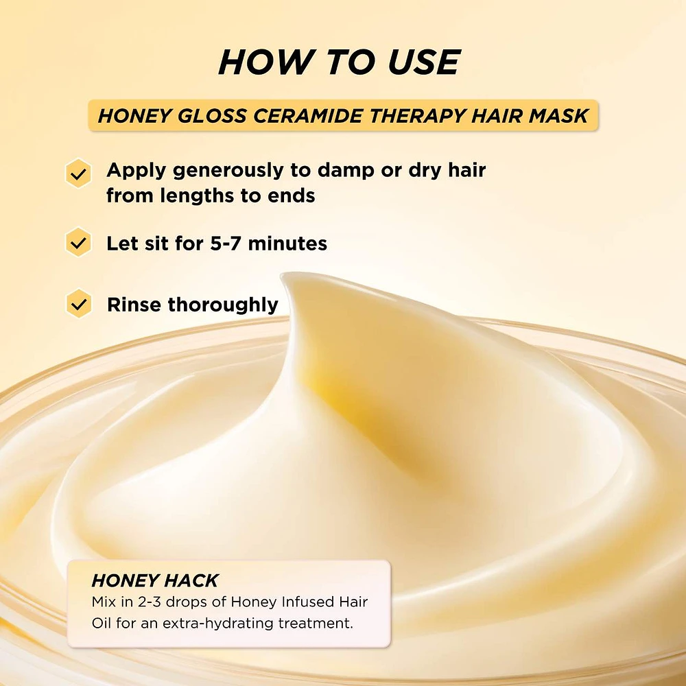 Honey Gloss Ceramide Therapy Hydrating Hair Mask