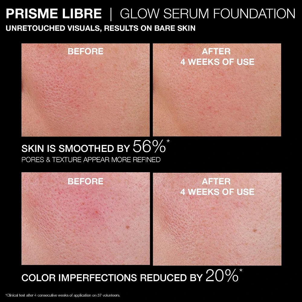 Prisme Libre Glow Serum Blurring Foundation with Natural Finish