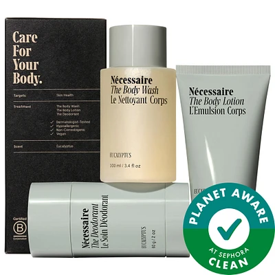Eucalyptus Body Essentials Set - Trial + Travel