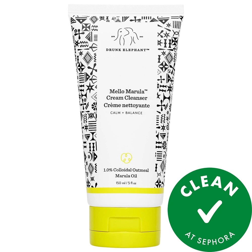 Mello Marula Cream Cleanser with 1.0% Colloidal Oatmeal