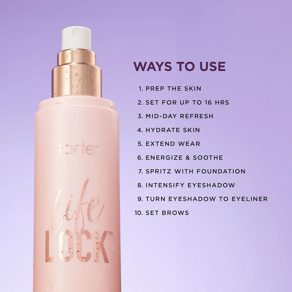 mini life lock™ hyrdating waterproof setting spray