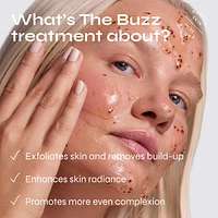The Buzz Brightening Exfoliating Facial Treatment with AHA & BHA
