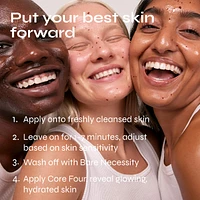 The Buzz Brightening Exfoliating Facial Treatment with AHA & BHA