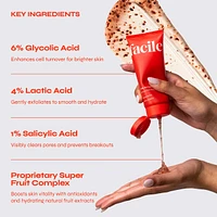The Buzz Brightening Exfoliating Facial Treatment with AHA & BHA