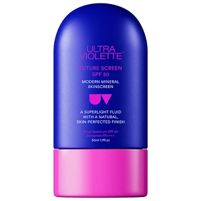Future Screen SPF 50 Mineral Fragrance Free Facial Sunscreen Serum