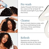 Scalp Revival™ Moisture + Detox + Refresh Minis Kit for Dry, Flaky Scalp