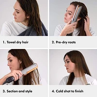 Airstrait™ Wet-to-Dry Straightener in Ceramic Pink