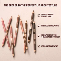 Super Nudes Lip Cheat Contour Duo Liner