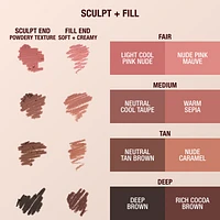Super Nudes Lip Cheat Contour Duo Liner