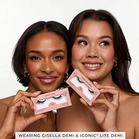 Reusable Wispy Faux Mink Demi Half Lashes