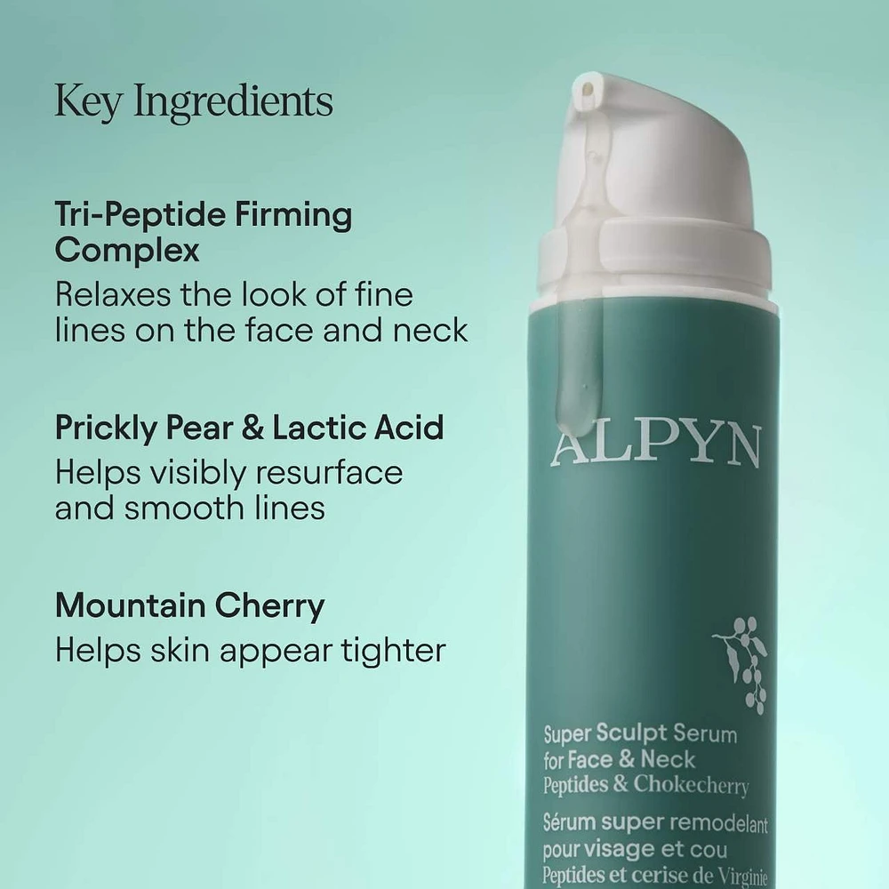 Super Sculpt Serum For Face & Neck with Tri-Peptide Firming Complex