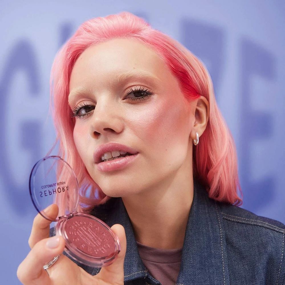 Colorful Blush and Highlighter Glaze
