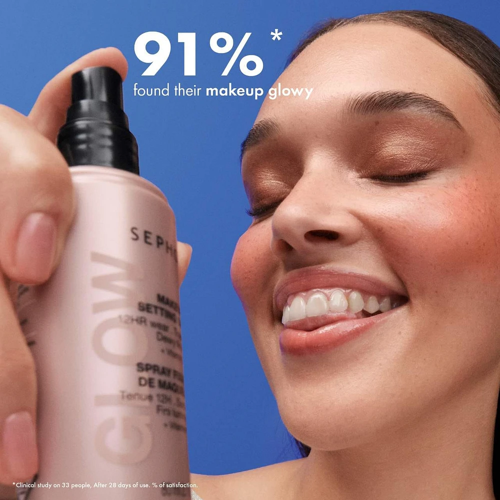 Glow 12HR Wear Transferproof Makeup Setting Spray with Vitamin C