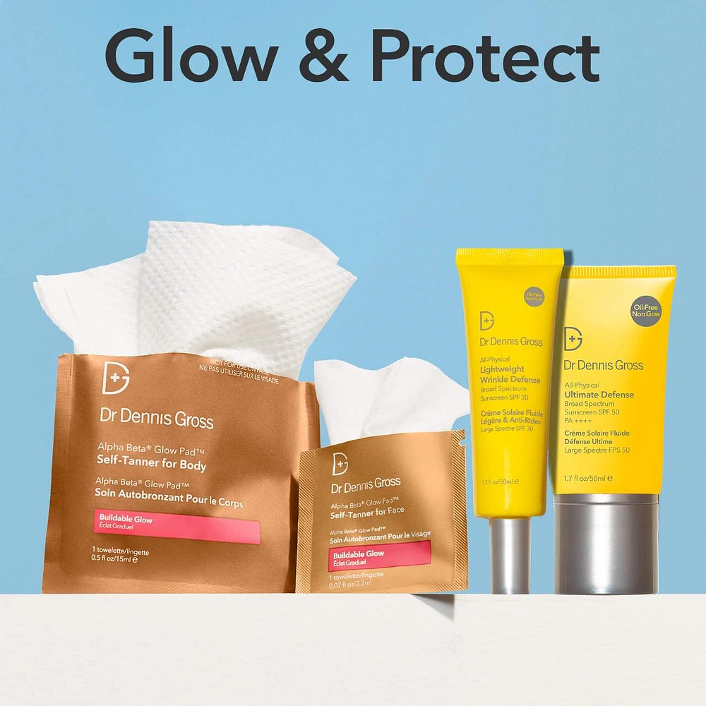 Alpha Beta® Glow Pad™ Self-Tanner for Face