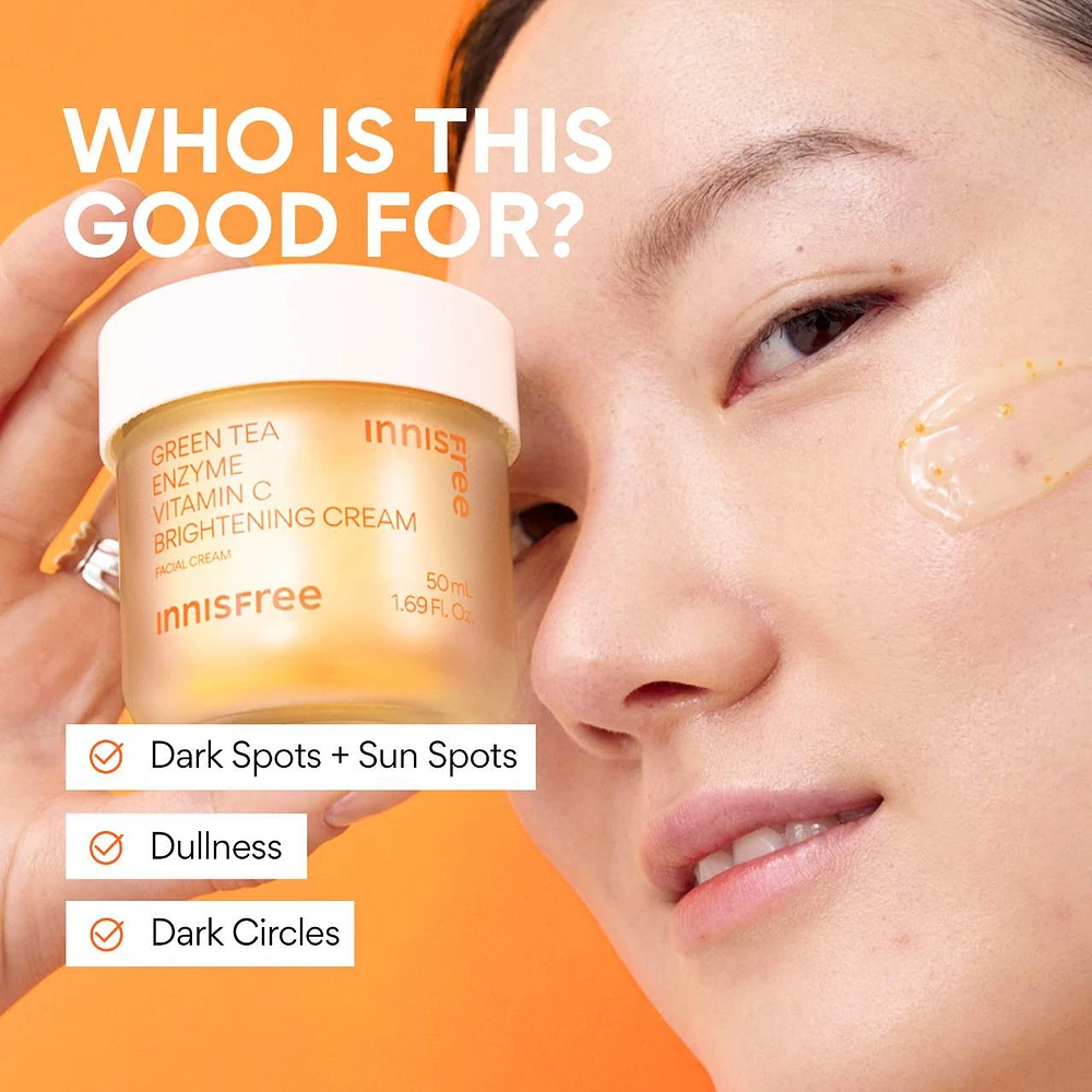 Green Tea Enzyme Vitamin C Brightening Cream