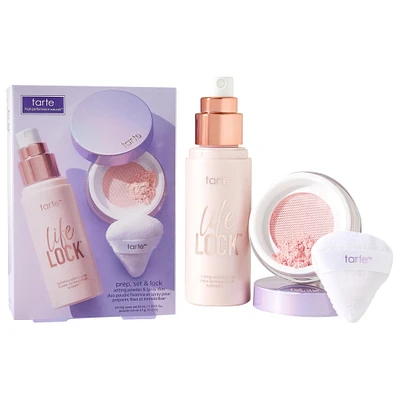 tarte prep, set & lock setting powder spray duo 1.15 oz / 0.12 oz/34 mL 3.5 g