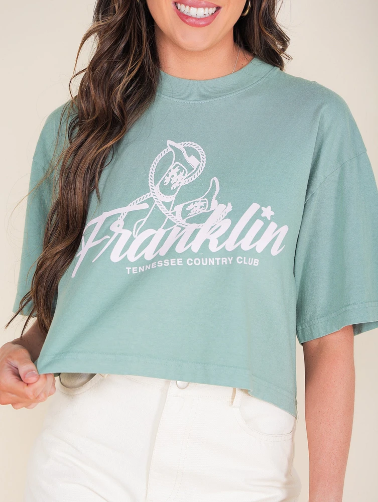 Country Club Franklin Oversize Tee
