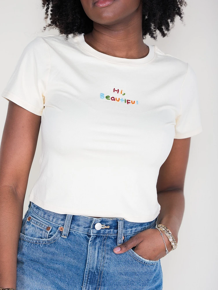 Hi Beautiful Tee