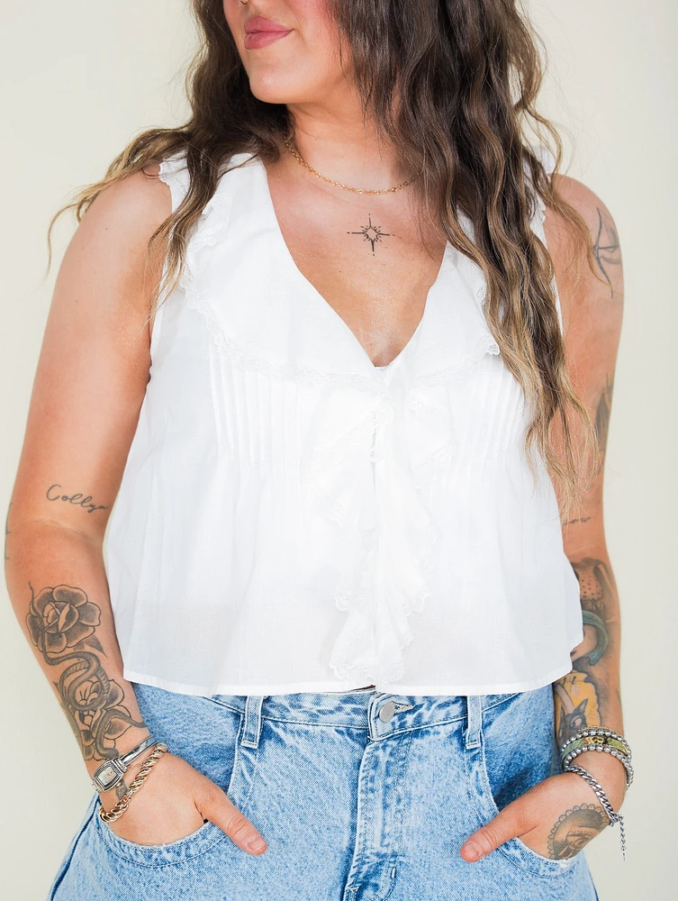 Marsha Ruffle Top