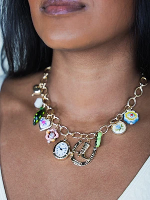 On Time Trinket Necklace