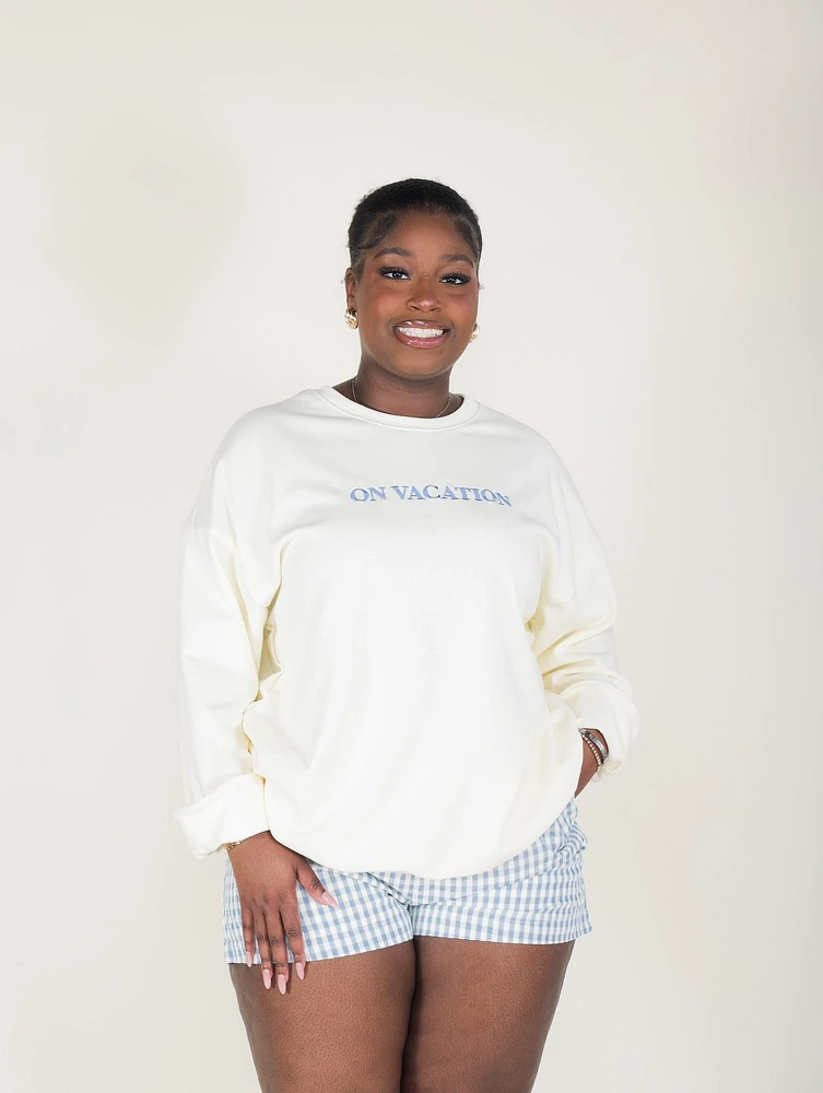 On Vacation Crew Neck