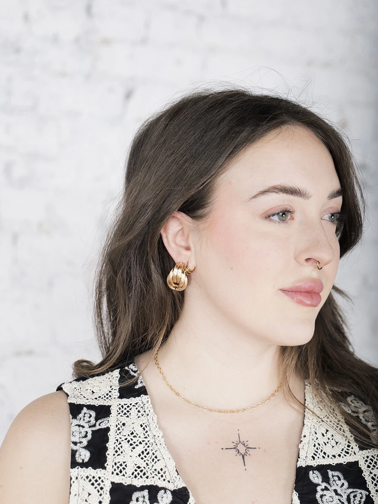 Satin Twist Earrings