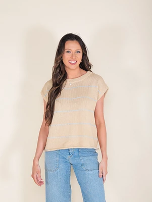 Thea Short Sleeve Sweater