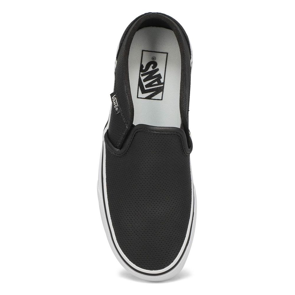 Vans Womens Asher Leather Sneaker 
