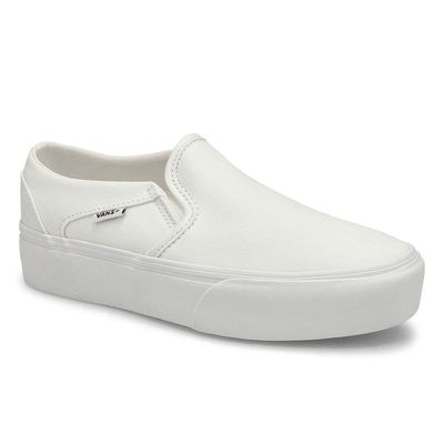White Vans Shoes For Women - Square One