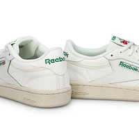 Kids' Club C Lace Up Sneaker - White