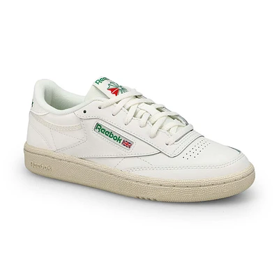 Kids' Club C Lace Up Sneaker - White