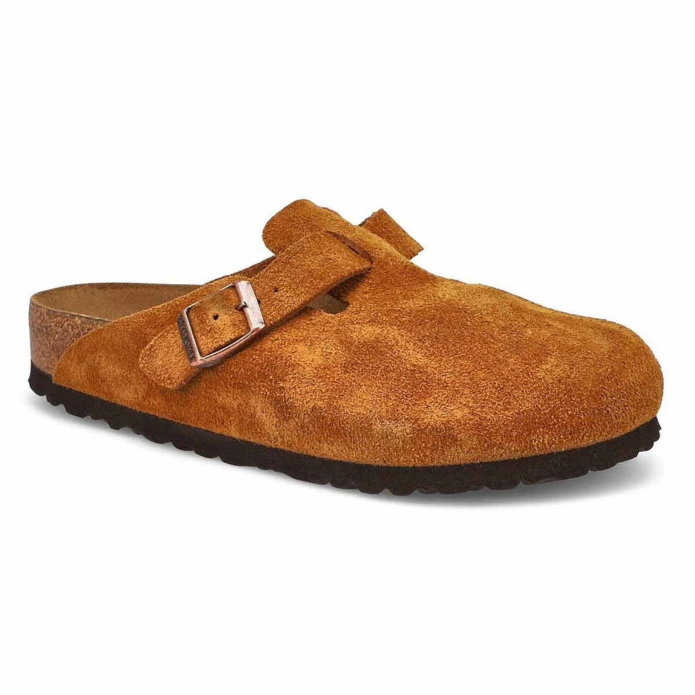 Women's Boston Soft Footbed Suede Clog - Mink