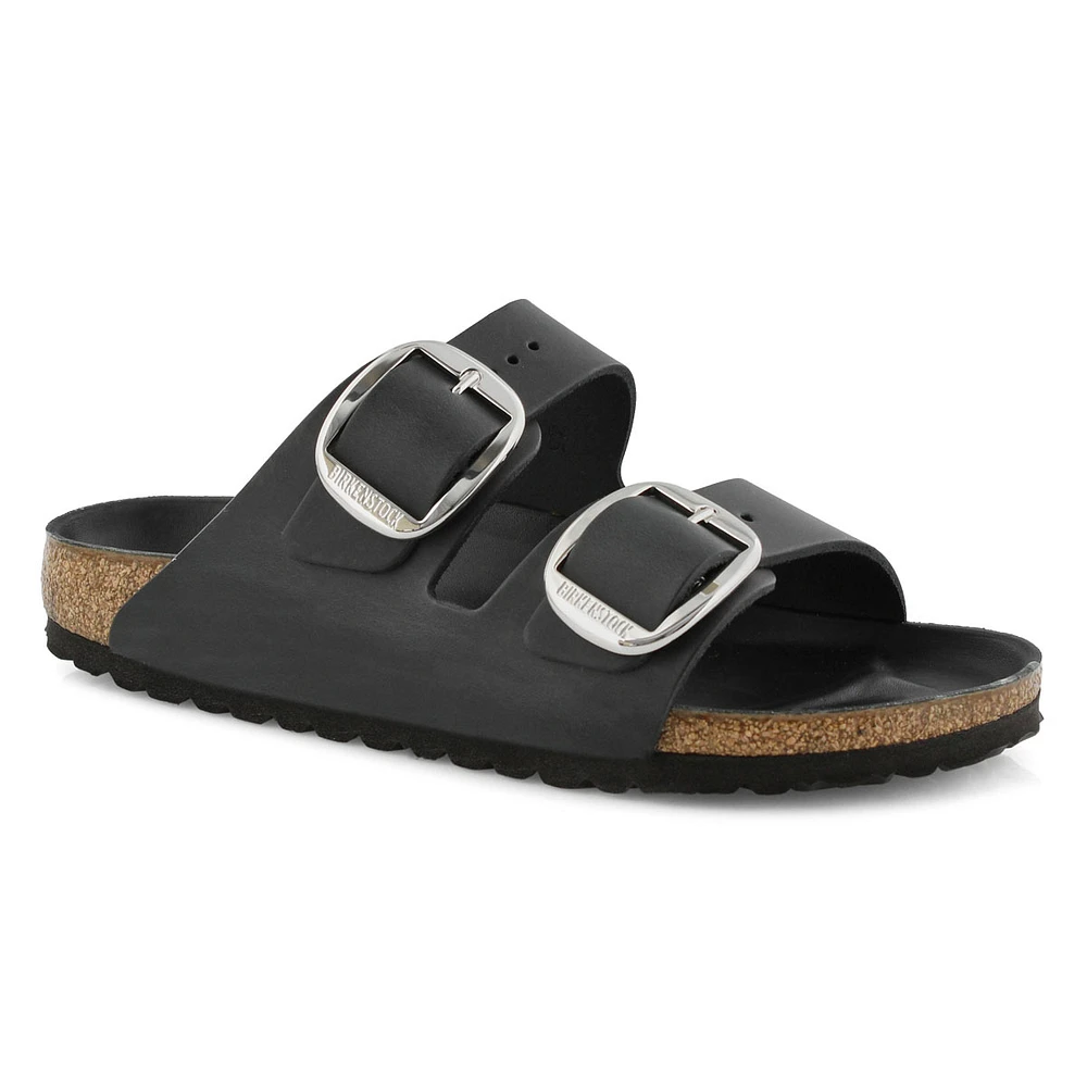 Women's Arizona Big Buckle Oiled Leather 2 Strap N
