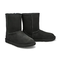 Girl's Classic II Sheepskin Boot - Black