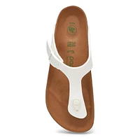 Women's Gizeh Birko-Flor Vegan Platform Thong Sand
