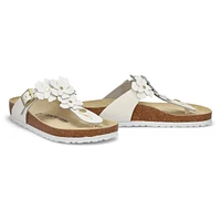Women's Gizeh Flowers Thong Sandal
