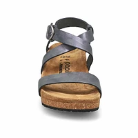 Women's Soley Narrow Wedge Sandal - Black