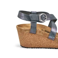 Women's Soley Narrow Wedge Sandal - Black