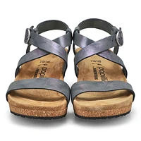 Women's Soley Narrow Wedge Sandal - Black