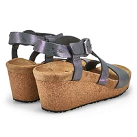 Women's Soley Narrow Wedge Sandal - Black