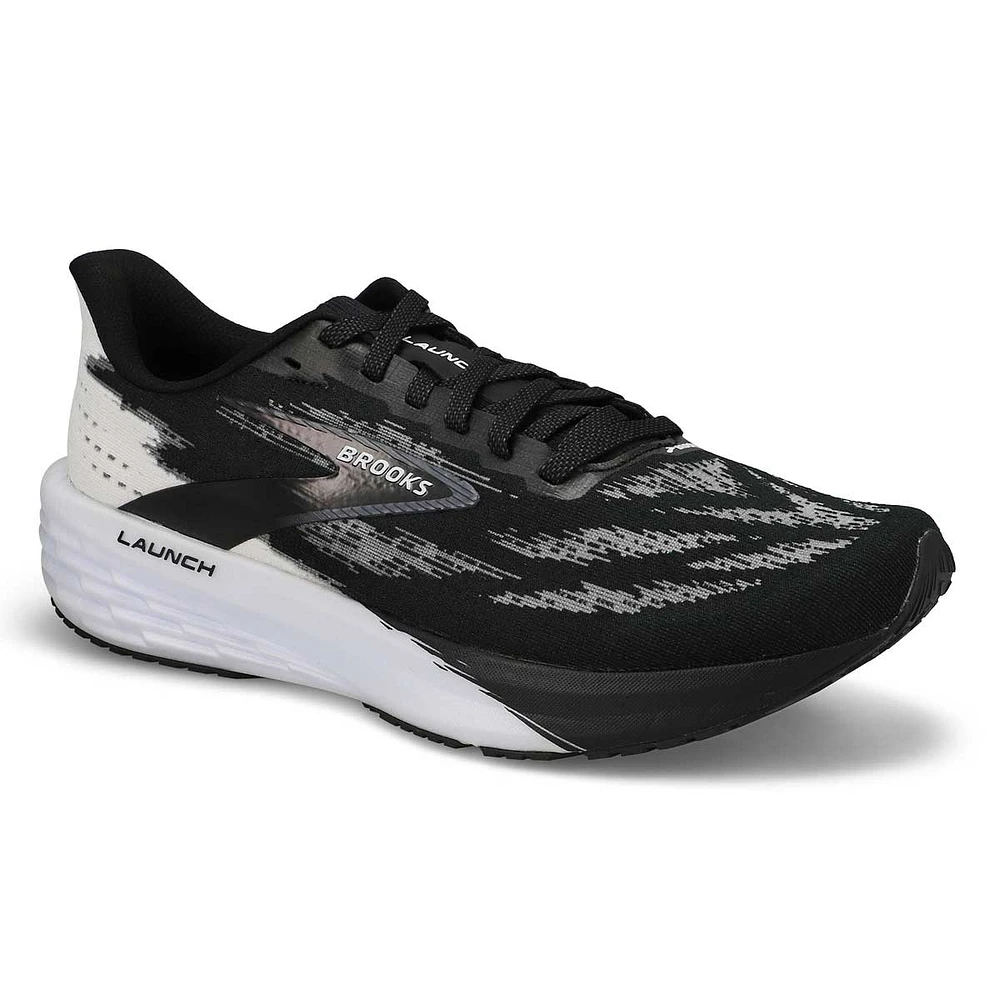 Men's Launch 11 Lace Up Performance Runner - Black