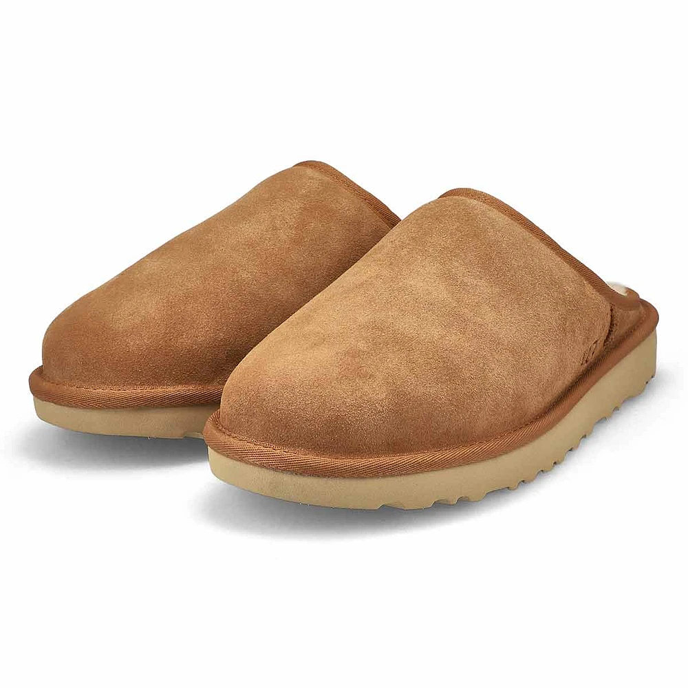 Men's Classic Slip-On Sheepskin Slipper - Chestnut