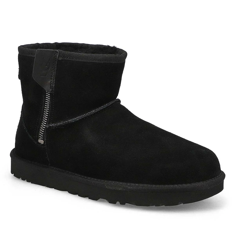 Botte CLASSIC MINI BAILEY ZIP, noir, femmes