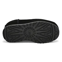 Women's  Pumped Slide Platform Slipper - Black