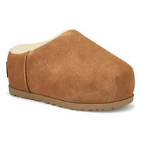 Women's  Pumped Slide Platform Slipper - Black