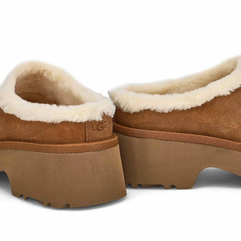 Women's New Heights Cozy Casual Clog - Black